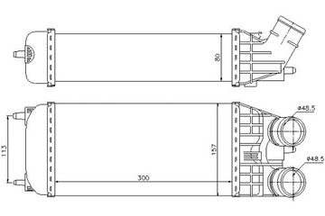 Nissens интеркулер citroen c-elysee 1.6 hdi 92 фото №1