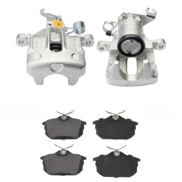 Затискачі гальмівні + гальмівні колодки зад mitsubishi carisma volvo s40 i v40 універсал фото №1