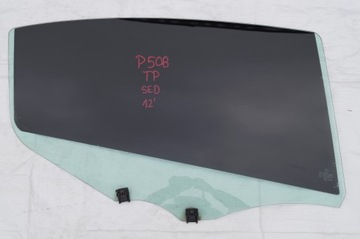 Скло двері зад задня заднє права peugeot 508 i 1 sedan 12 r фото №1