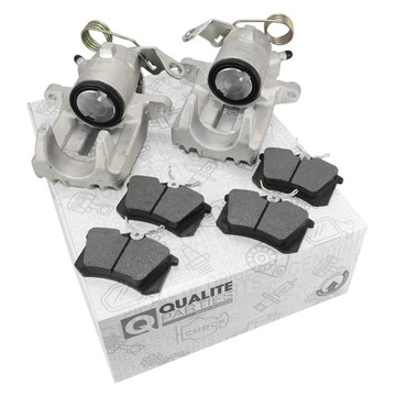 2x суппорт тормозной + тормозные колодки зад vw golf 4 iv bora skoda octavia фото №1