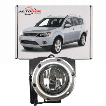 Mitsubishi outlander 07-10 галоген з рамка новый фото №1