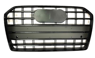 Решітка радіатора решітка audi a6 c7 рестайлінг s-line компетиція 14-18 тінь line фото №1