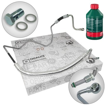 Шланг системи підсилювача + рідина febi 1l vw polo lupo seat arosa 1.0 фото №1