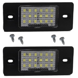 2x лампа led номерного знака регистрационный vw touareg tiguan prosche cayenne фото №1