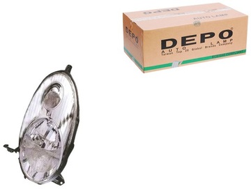 Depo фара nissan micra iii h4 03-10 pr фото №1