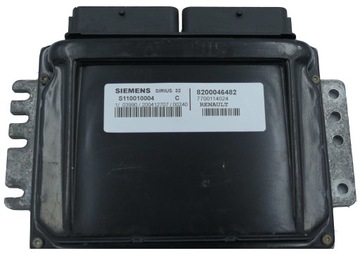 Блок управления renault sirius32 s110010004c 820046482 программирование фото №1