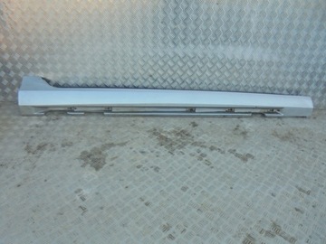 Планка пороговая правая правый порог накладка volvo v60 фото №1