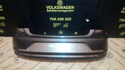 Vw polo v 5 6c рестайлінг 14-17 бампер зад pdc hak 6c6807421 коричневий колір фото №1
