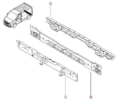 Pas задній renault trafic 3 iii 2014- 852484515r фото №1
