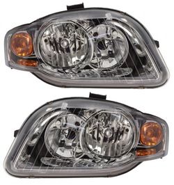 Фары лампы audi a4 b7 04-06 tyc комплект + двигатели фото №1