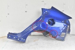 Крило лівий зад поріг 70100g2a01 hyundai ioniq 16-22 фото №1