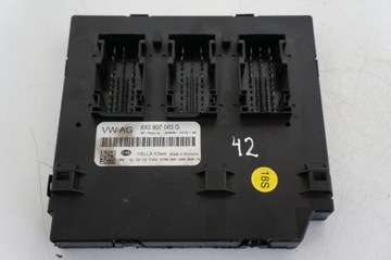 Блок управления модуль комфорта audi оригинальный номер 8x0907063g фото №1