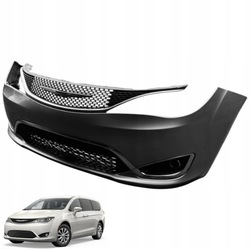 Комплектный бампер переднее решётка решётка радиатора хром chrysler pacifica 2017-2021 фото №1