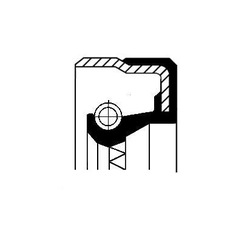 Corteco 01031574 сальник cor фото №1