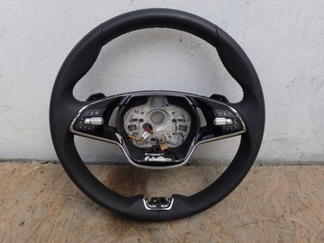 Руль кожа skoda octavia 4 iv nx3 nx5 фото №1
