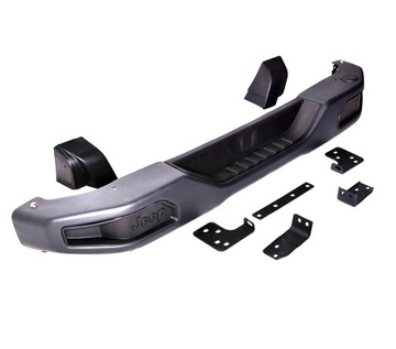 Стальной бампер задний jeep wrangler jk 07-17 фото №1