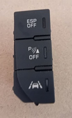 Переключатель кнопка esp изменения ремня движения pdc citroen c5 iii x7 96645836zd фото №1