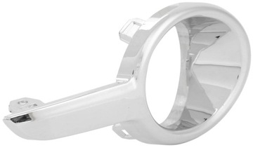 Права рамка галоген решітка лампи срібна хром peugeot 208 2012-2019 фото №1