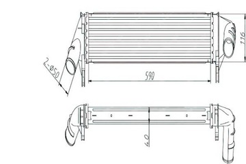 Интеркулер nrf 8200409045 daa4006 96585 фото №1