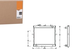 Радіаторів двигуна nrf 0k01215200 ok01215200 a фото №1