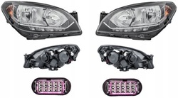 Фара лампа skoda citigo 12- hella l+p фото №1