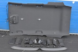 Ford focus mk3 st універсал чорна стеля дах +стійки пластики ручки фото №1