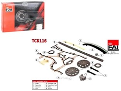 Fai набор цепи распределительный вал 33083openchain noequi фото №1