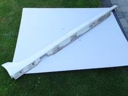 Audi a6 c7 накладка планка порогова права ly9c 4g0853855g біла поріг праві фото №1