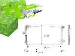 Конденсатор радиаторов кондиционера val817739 valeo фото №1