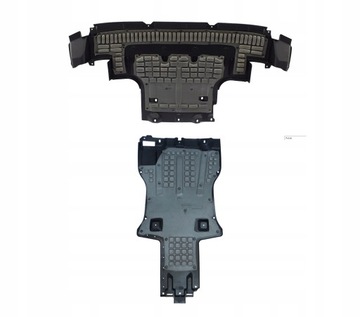 Audi q7 4l захист плита шумоізоляція двигуна 09-15r фото №1