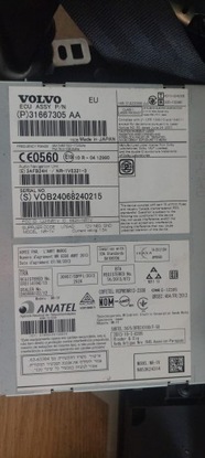 Модуль усилитель радио 31489492aa volvo s60 ii v60 i рестайлинг фото №1