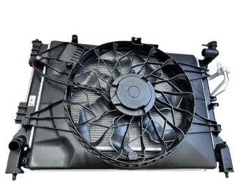 Комплект радіатор + вентилятор hyundai sonata lf плагін- гібрид 15-20 фото №1