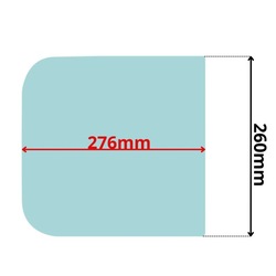 Скло задня стіна перегородкова fiat ducato ii 2 94- 5125 фото №1