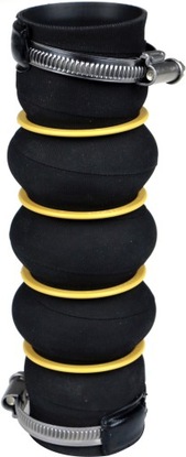 Шланг інтеркулер сторона випускна śr. 48mm dł. 192mm чорний ds ds 3 ds фото №1