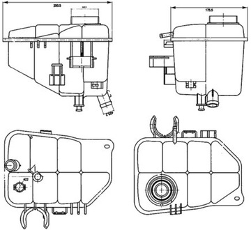 Бак розширювальний db w203/c209 фото №1