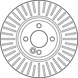 Trw df6010 диск гальмівна mini r50, r53 r56 r55 r58 r57 r59 фото №1