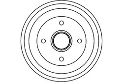 Trw db4308 барабан тормозной фото №1