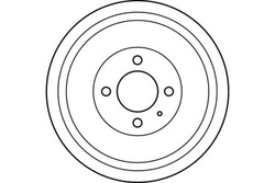 Барабан ham. vw t. caddy/seat inca 1,4-1,9 99-04 фото №1