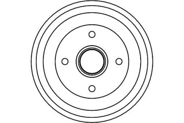 Trw db4308 барабан тормозной db4308 db4308 фото №1