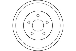 Trw db4309 барабан гальмівний фото №1