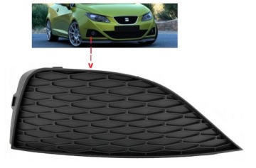 решетка бампера seat IBIZA 08- 6J08536669B9 правый