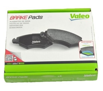 valeo тормозные колодки перед renault 5 12 18