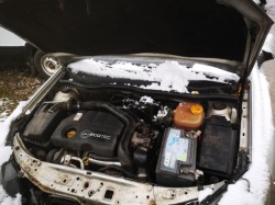 opel Astra шланг воды 2005 1.7л