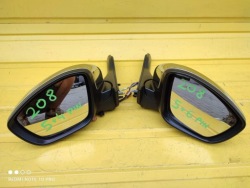 peugeot 208 зеркало правое европа. хром GT