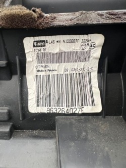 радиатор отопителя клима 963264027f CITROEN C5 и 1.8 2.0