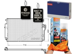 конденсатор кондиционера MERCEDES SPRINTER 3.5-T B906 s # pro+ Kit9