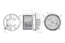 magneti marelli 069412272010 вентилятор внутренний