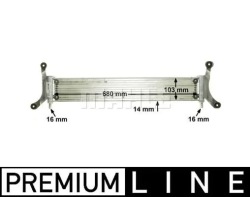 mahle 6 000P радиатор охлаждения .