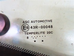 стекло боковое заднее правое Двери TOYOTA AYGO II 5 2014-2022 год 2018