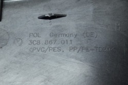 vw CC дверные карты правый 3C8867012